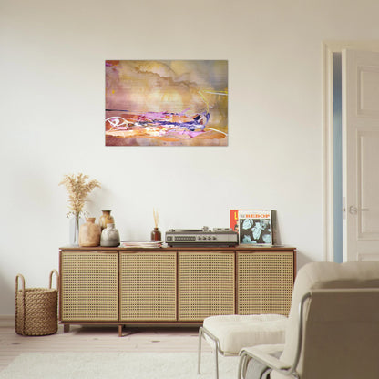 North Country - 1969 - Ronnie Landfield Brushed Aluminum Print - 70x100 cm / 28x40 inches | Ronnie Landfield Aluminum Print | Ronnie Landfield Prints
