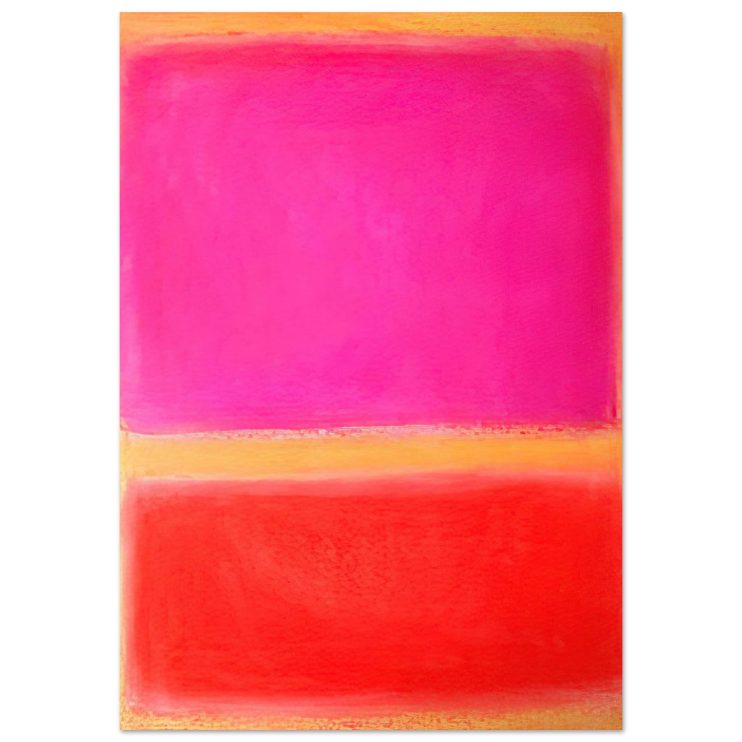 Helen Frankenthaler - Untitled - Color Field Painting Wall art - 40x60 cm / 16x24 inches - Fine Art Poster - -