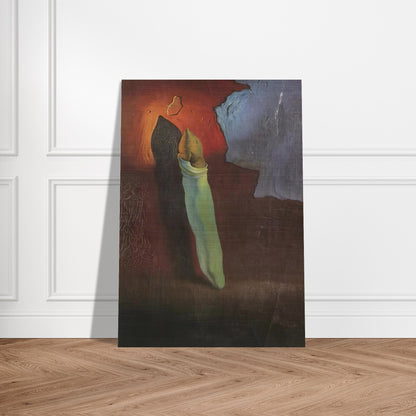 ANTHROPOMORPHIC BREAD 1 - Salvador Dali Brushed Aluminum Print - 70x100 cm / 28x40 inches | Salvador Dali Aluminum Print | Salvador Dali Prints