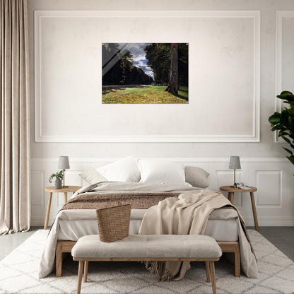 The Pave de Chailly in the Fontainbleau Forest - claude monet Acrylic Print - 70x100 cm / 28x40″ inches