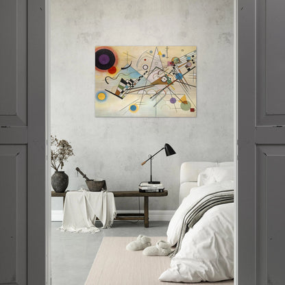 COMPOSITION VIII 1923 - Wassily Kandinsky Brushed Aluminum Print - 70x100 cm / 28x40 inches | Wassily Kandinsky Aluminum Print | Wassily Kandinsky Prints
