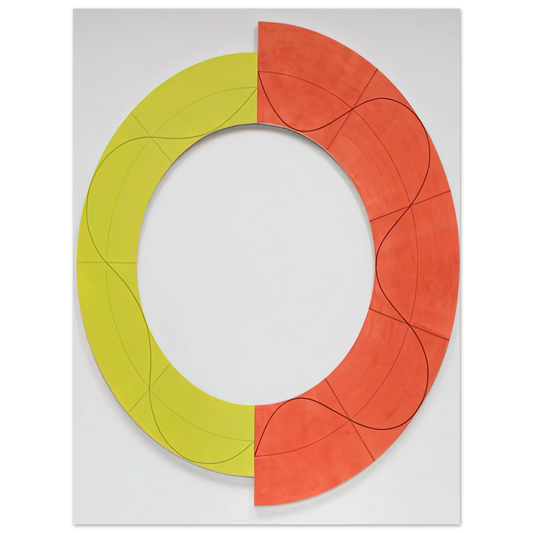 Robert Mangold - SPLIT RING IMAGE 1 2009 Fine Art Poster - Default Title