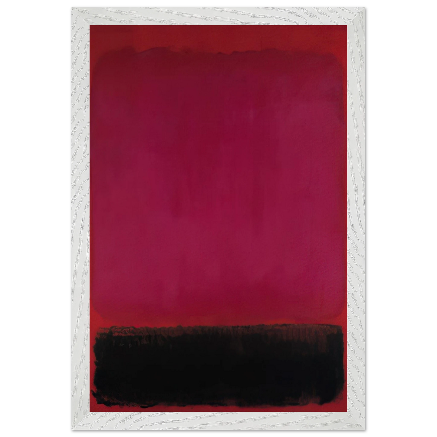 Helen Frankenthaler - Untitled - 1967 Wall art - A3 (29.7 x 42  cm) - Premium Wooden Framed Poster With Fine Art Paper - White frame