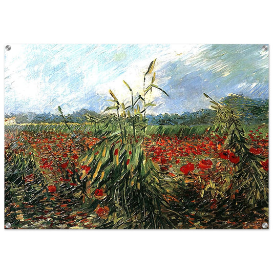 Green Ears of Wheat - Vincent van Gogh Acrylic Print - 70x100 cm / 28x40″ inches | Vincent van Gogh Wall Art | Vincent van Gogh Prints