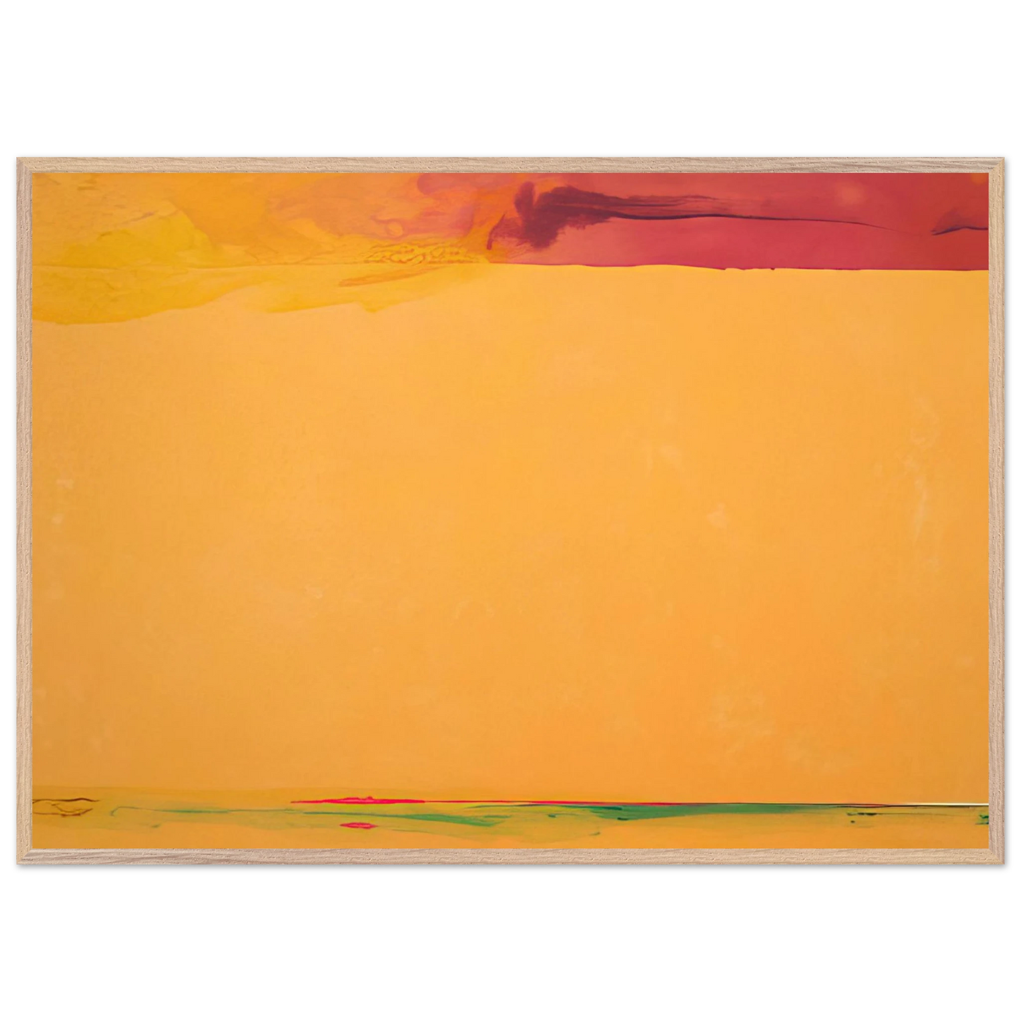 Helen Frankenthaler - Southern Exposure - 2005 Wall art - 45x60 cm / 18x24 inches - Premium Wooden Framed Poster With Fine Art Paper - Wood frame