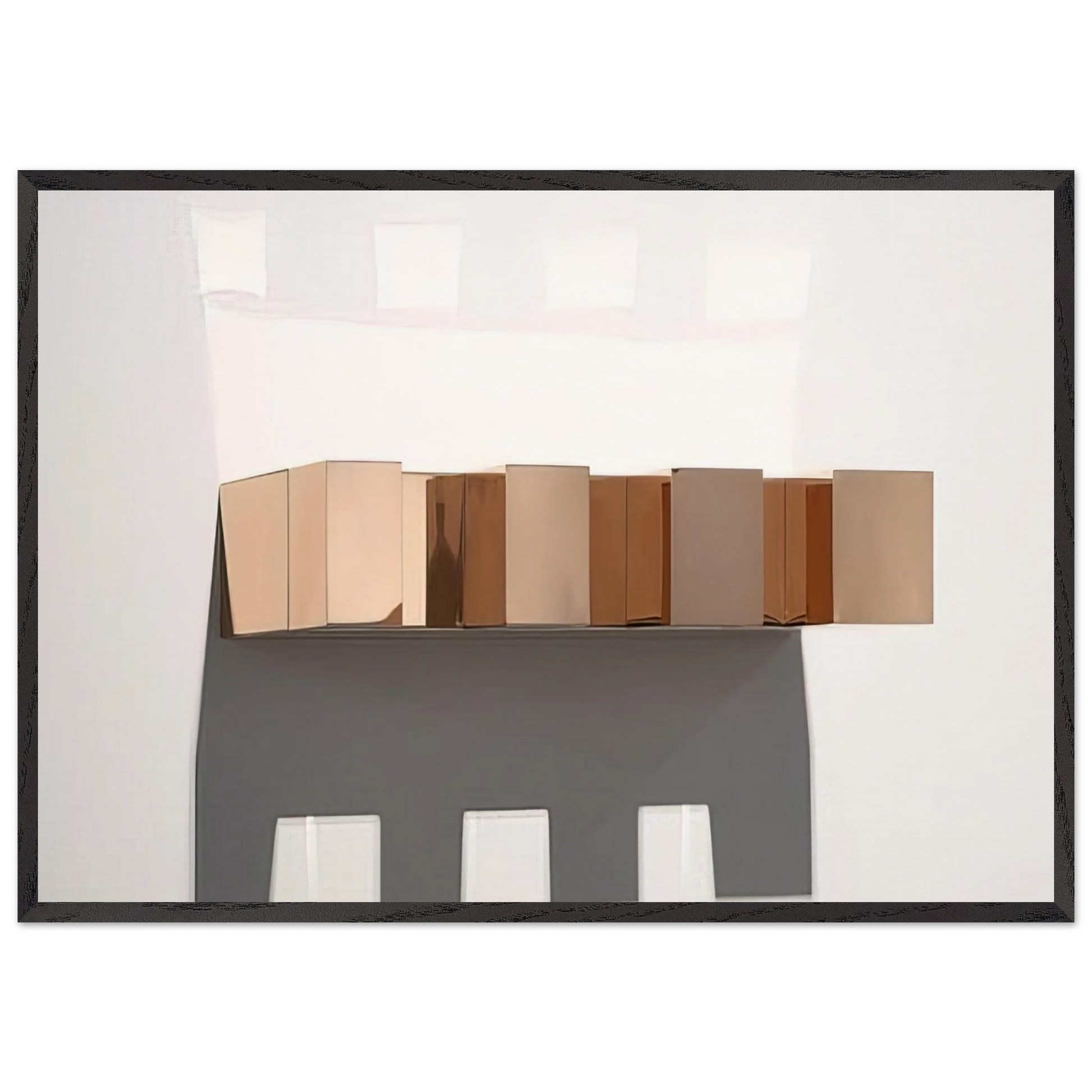 Untitled 72-22 Bernstein - 1972 - Donald Judd 70x100 cm / 28x40 inches Framed Art Print – Black Wooden Frame