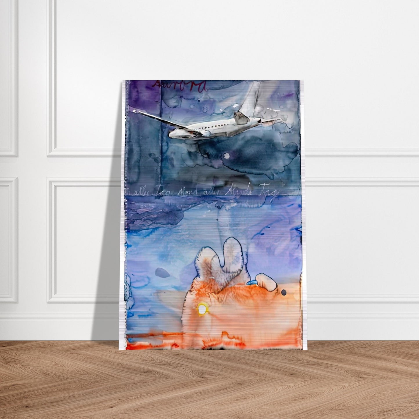 AURORA 2013 - Anselm Kiefer Brushed Aluminum Print - 70x100 cm / 28x40 inches | Anselm Kiefer Aluminum Print | Anselm Kiefer Prints