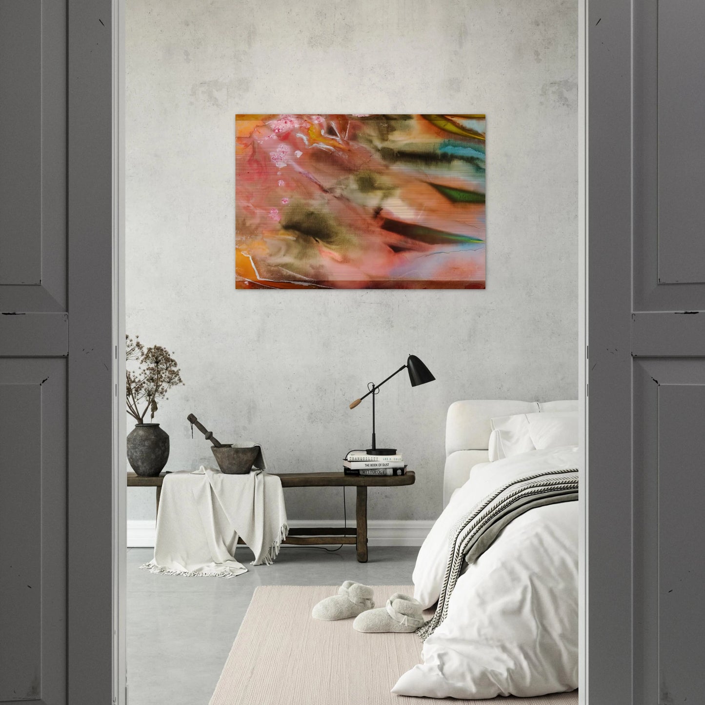 Loon - Sam Gilliam Brushed Aluminum Print - 70x100 cm / 28x40 inches | Sam Gilliam Aluminum Print | Sam Gilliam Prints