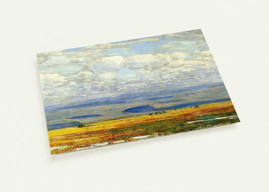 Oregon Landscape By Childe Hassam Pack of 10 Post Cards | Childe Hassam Post Cards | A6 (10.5 x 14.8 cm) - 4.1 x 5.8 inches