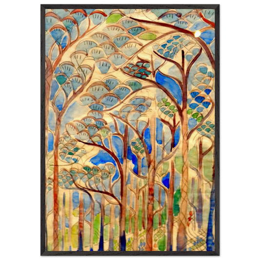 Walter Anderson N17 - Walter Inglis Anderson Framed Art Print – Black Wooden Frame - Default Title - -Framed Art Print