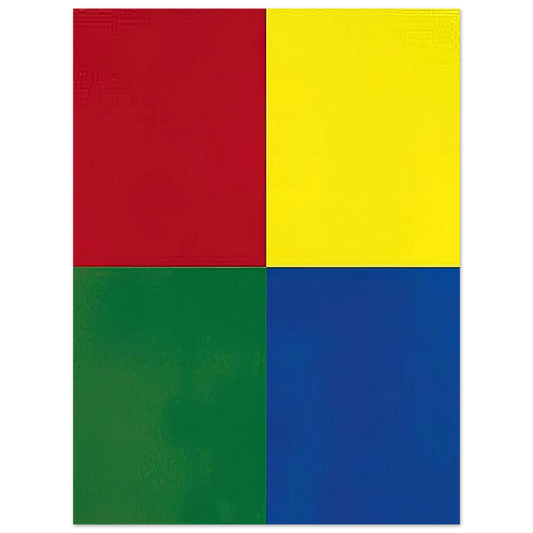 Gerhard Richter - QUATTRO COLORI 2007 Fine Art Poster - Default Title