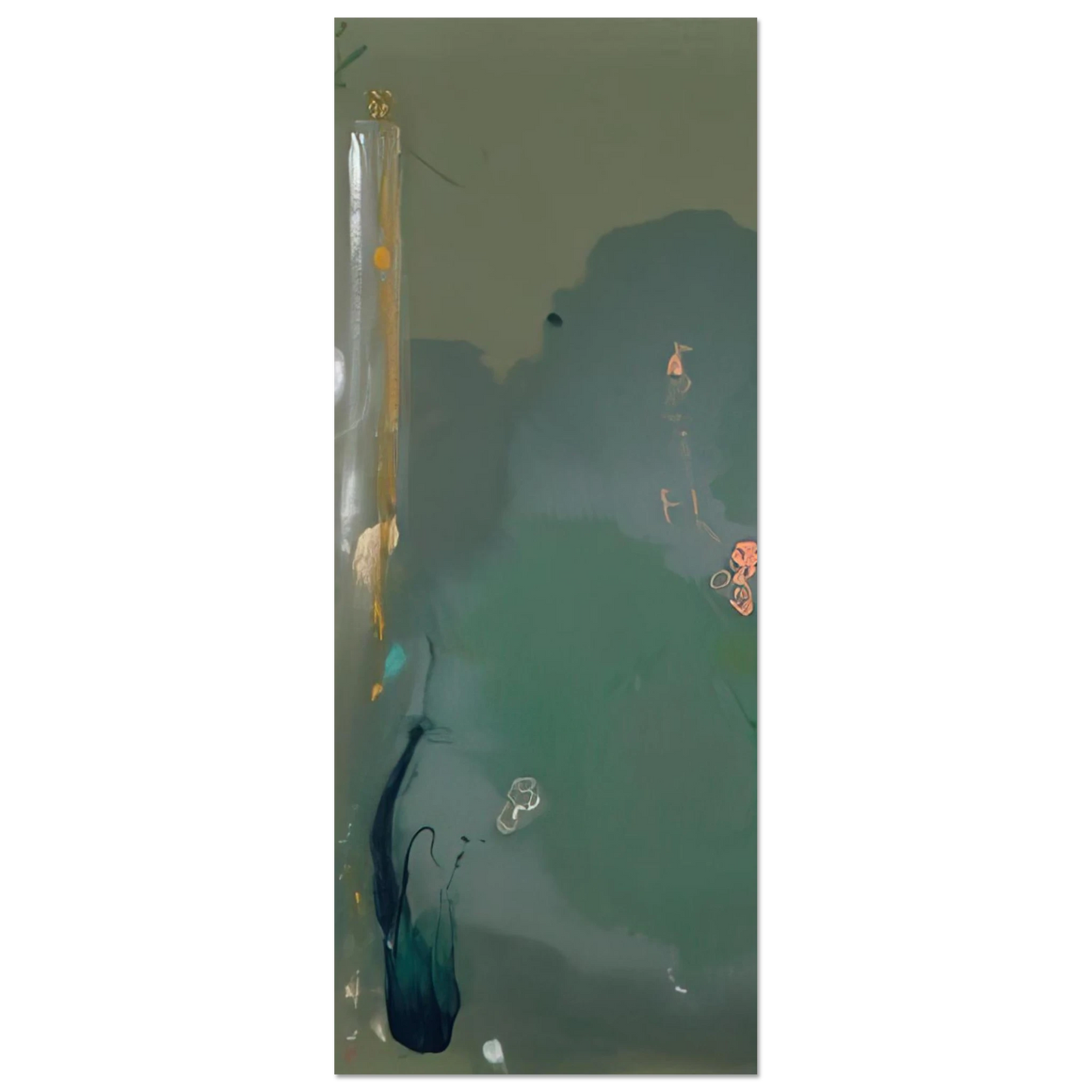 Helen Frankenthaler - CÃ´te d Argent - 1980 Wall art - 30x40 cm / 12x16 inches - Premium Wooden Framed Poster With Fine Art Paper - Wood frame