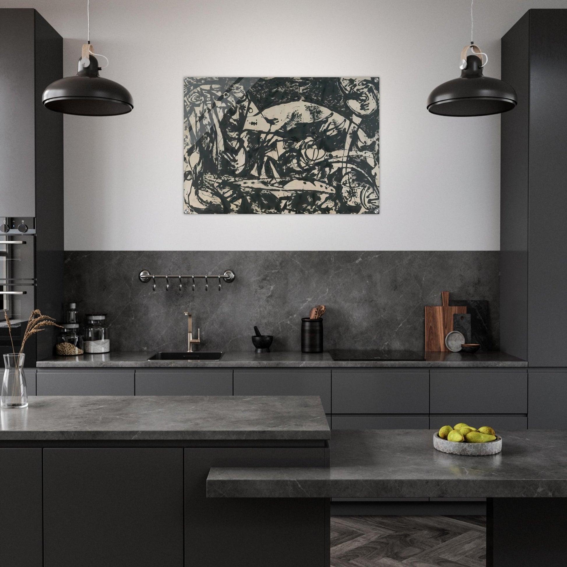 NUMBER 14 - Jackson Pollock Acrylic Print - 70x100 cm / 28x40″ inches | Jackson Pollock Wall Art | Jackson Pollock Prints