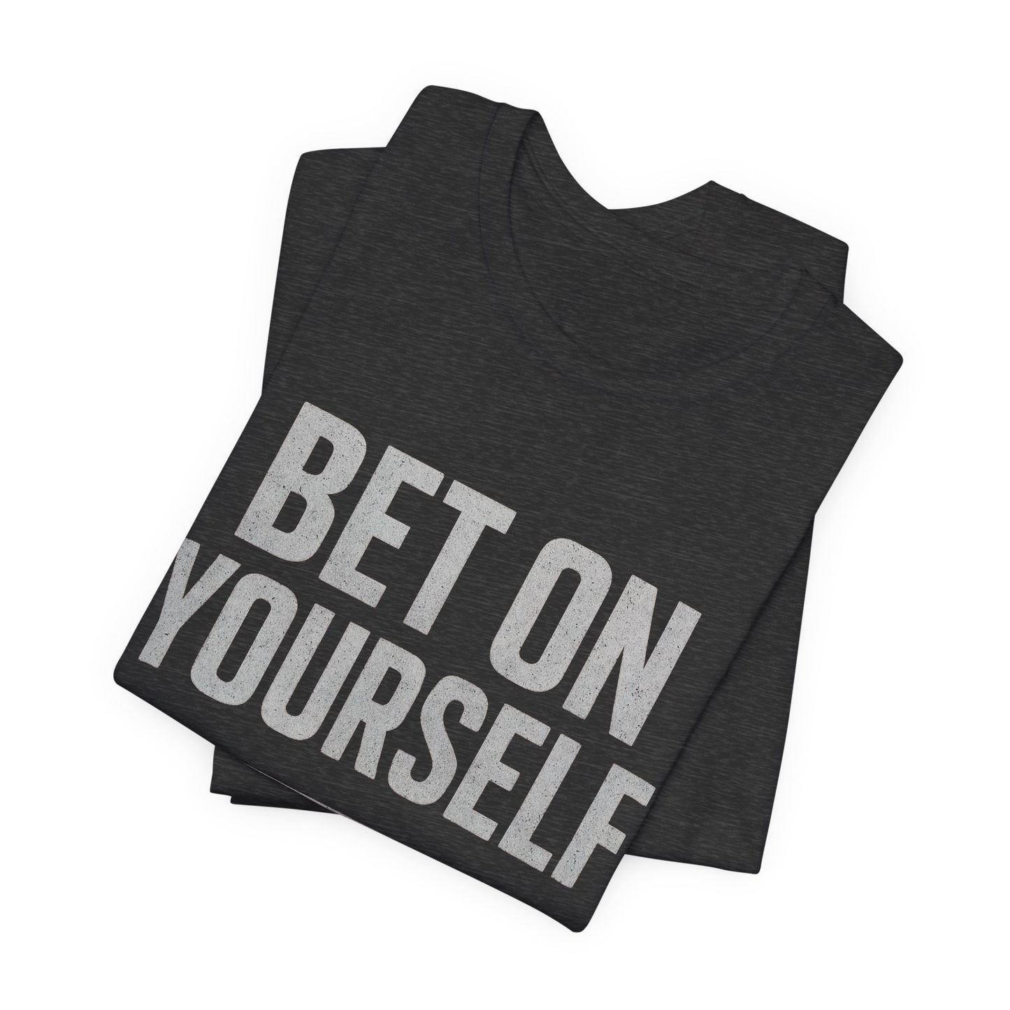 Fitness Motivation Tee - Gymish Lifestyle Bet On Yourself Workout Shirts for Men
