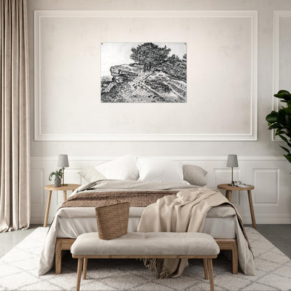 Montmajour - Vincent van Gogh Acrylic Print - 70x100 cm / 28x40″ inches