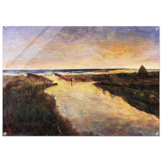 FOCE DEL CINQUALE 1928 - Carlo Carra Acrylic Print - 70x100 cm / 28x40″ inches