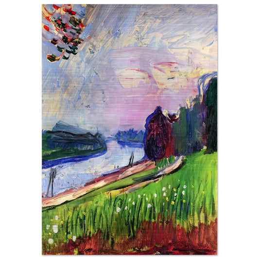 COPSE OF THE BANKS OF THE GARONNE 1900 - Henri Matisse Brushed Aluminum Print - 70x100 cm / 28x40 inches | Henri Matisse Aluminum Print | Henri Matisse Prints