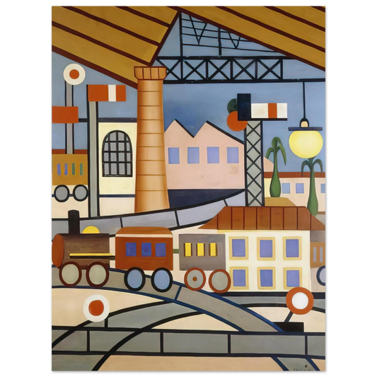 Tarsila do Amaral - A Gare Fine Art Poster - Default Title