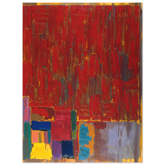 John Hoyland - Saracen - 1977 Fine Art Poster - Default Title