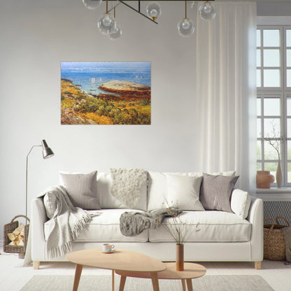 Early morning calm - Childe Hassam Brushed Aluminum Print - 70x100 cm / 28x40 inches | Childe Hassam Aluminum Print | Childe Hassam Prints