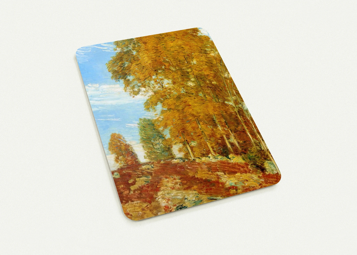 Autumn Hilltop, New England By Childe Hassam Pack of 10 Post Cards | Childe Hassam Post Cards | A6 (10.5 x 14.8 cm) - 4.1 x 5.8 inches
