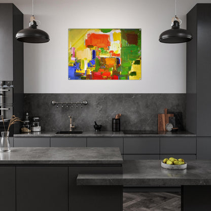 August Light - Hans Hofmann Acrylic Print - 70x100 cm / 28x40″ inches | Hans Hofmann Wall Art | Hans Hofmann Prints