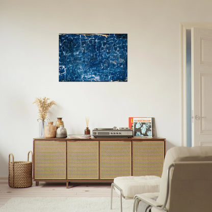 Untitled  SFP53-31  - Sam Francis Brushed Aluminum Print - 70x100 cm / 28x40 inches | Sam Francis Aluminum Print | Sam Francis Prints