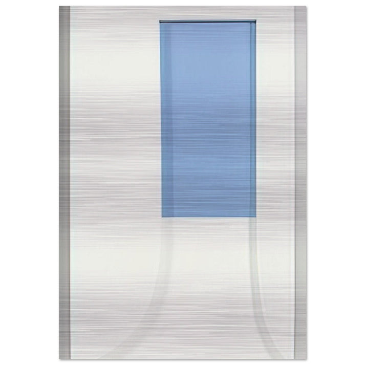 Relief with Blue - Ellsworth Kelly Brushed Aluminum Print - 70x100 cm / 28x40 inches | Ellsworth Kelly Aluminum Print | Ellsworth Kelly Prints