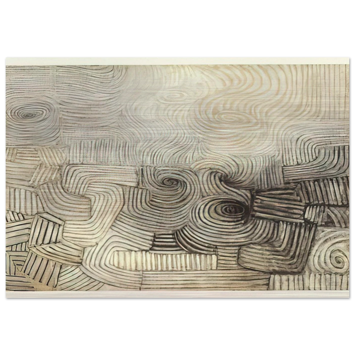 The Snowstorm - 1950 - Victor Pasmore Brushed Aluminum Print - 70x100 cm / 28x40 inches | Victor Pasmore Aluminum Print | Victor Pasmore Prints