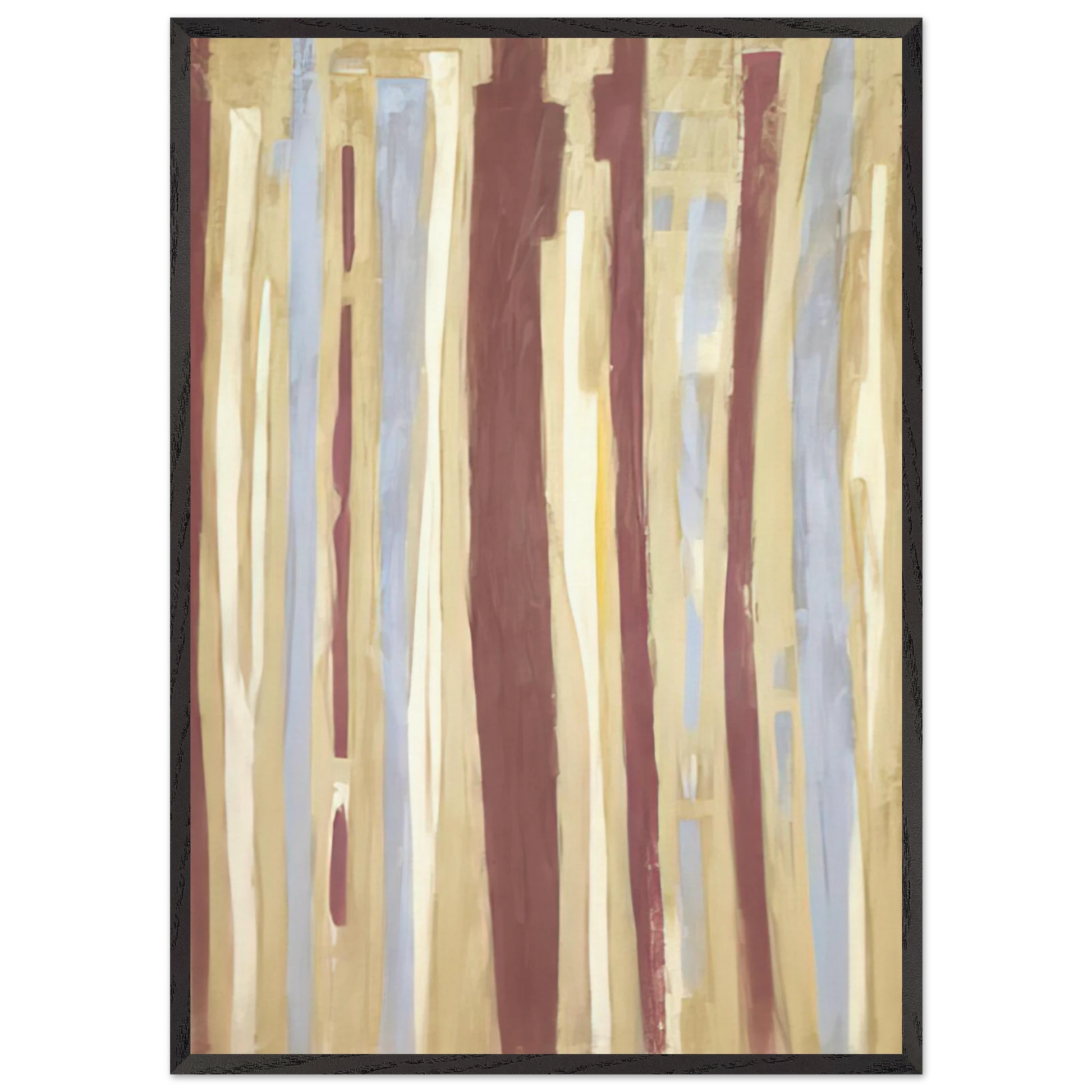 Number 3 Untitled - Lee Krasner Framed Art Print – Black Wooden Frame - Default Title - -Framed Art Print