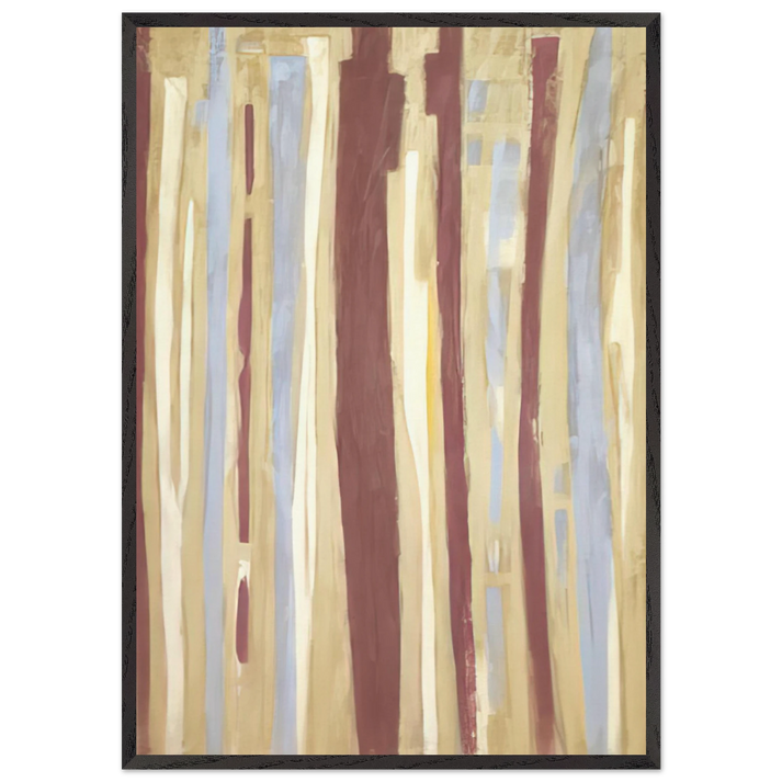 Number 3 Untitled - Lee Krasner 70x100 cm / 28x40 inches Framed Art Print – Black Wooden Frame