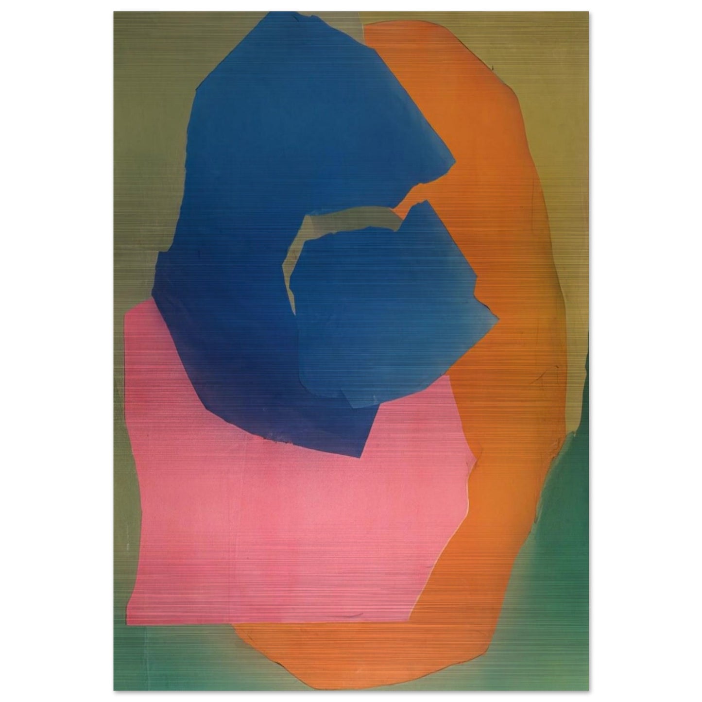 KALANI HAWAII 1969 - Esteban Vicente Brushed Aluminum Print - 70x100 cm / 28x40 inches | Esteban Vicente Aluminum Print | Esteban Vicente Prints