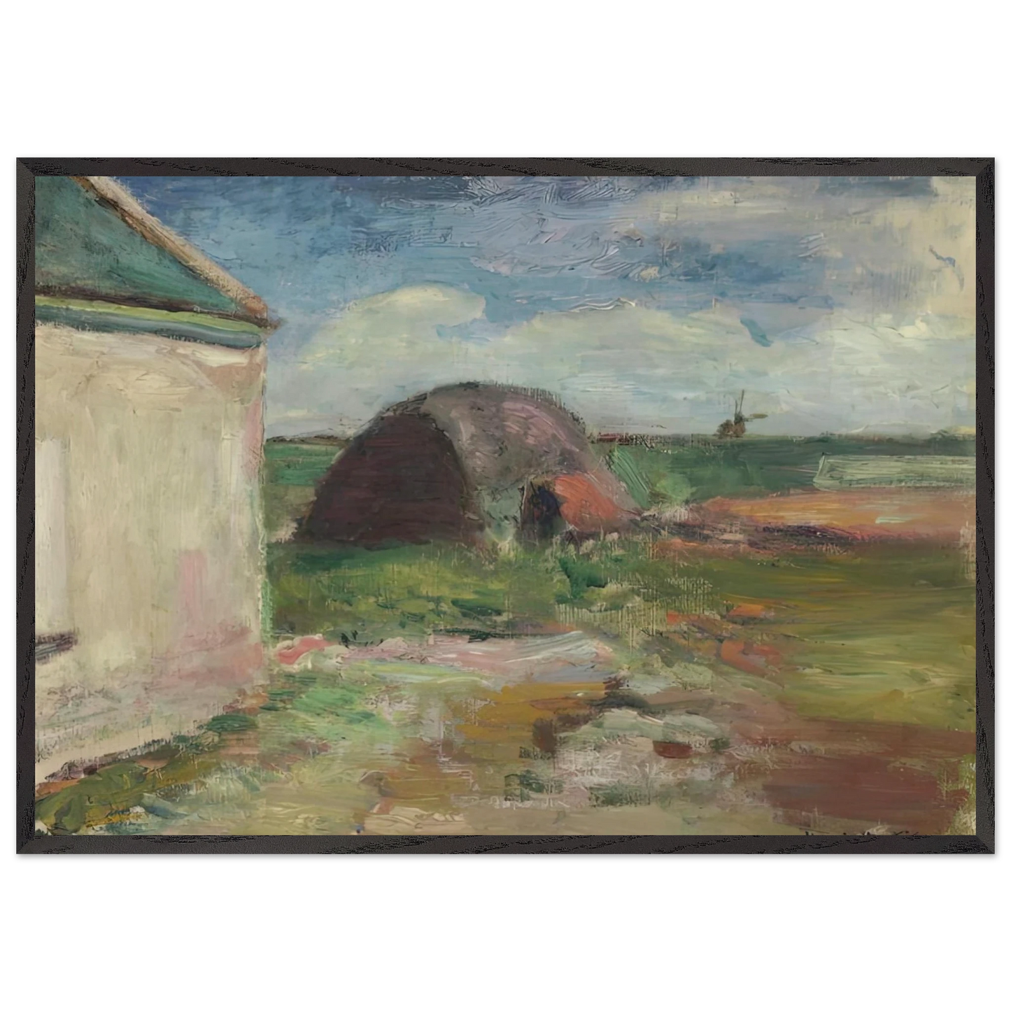 PAYSAGE DE BRETAGNE 1896 - Henri Matisse Framed Art Print – Black Wooden Frame - Default Title - -Framed Art Print
