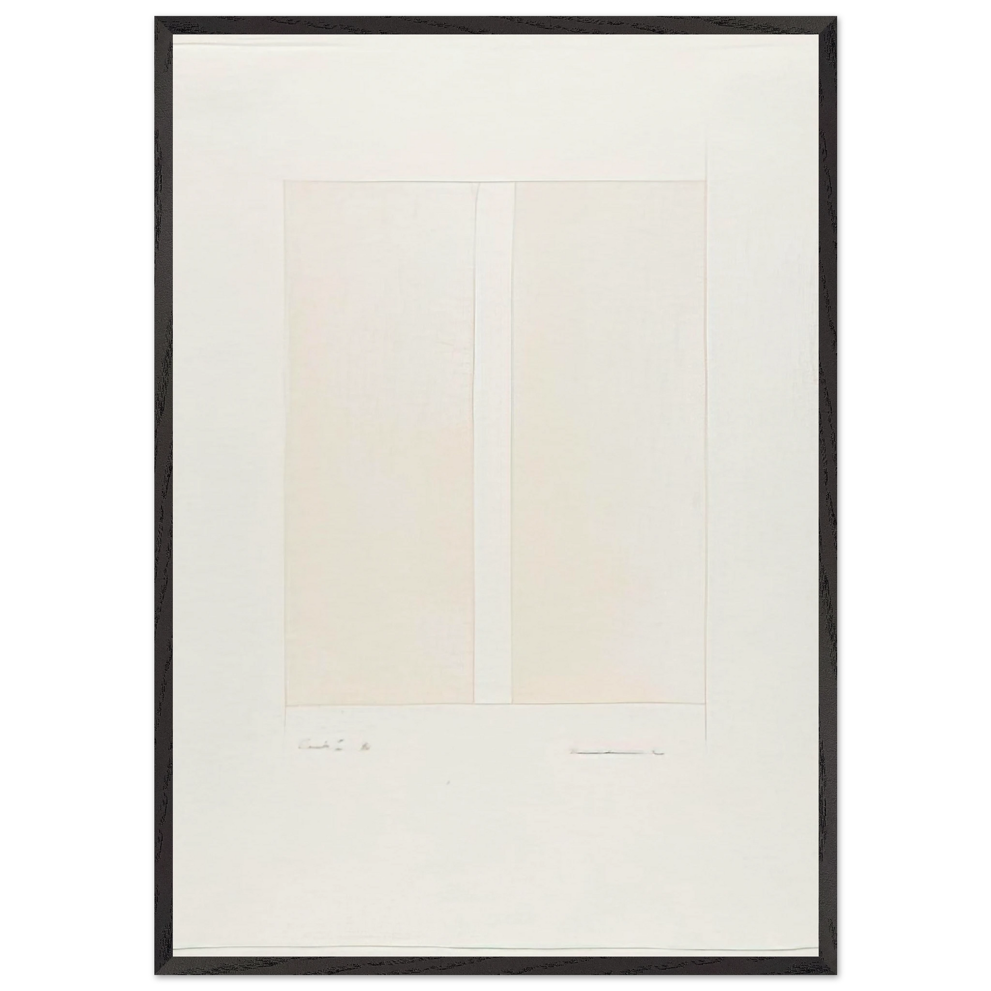 Canto I - Barnett Newman Framed Art Print – Black Wooden Frame - Default Title - -Framed Art Print