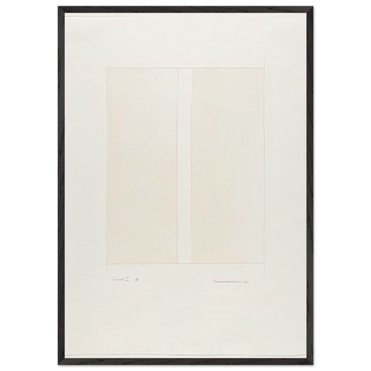 Canto I - Barnett Newman Framed Art Print – Black Wooden Frame - Default Title - -Framed Art Print