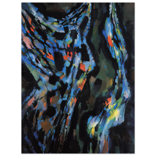 Alfred Manessier - Les Ténèbres - 1962 Fine Art Poster - Default Title