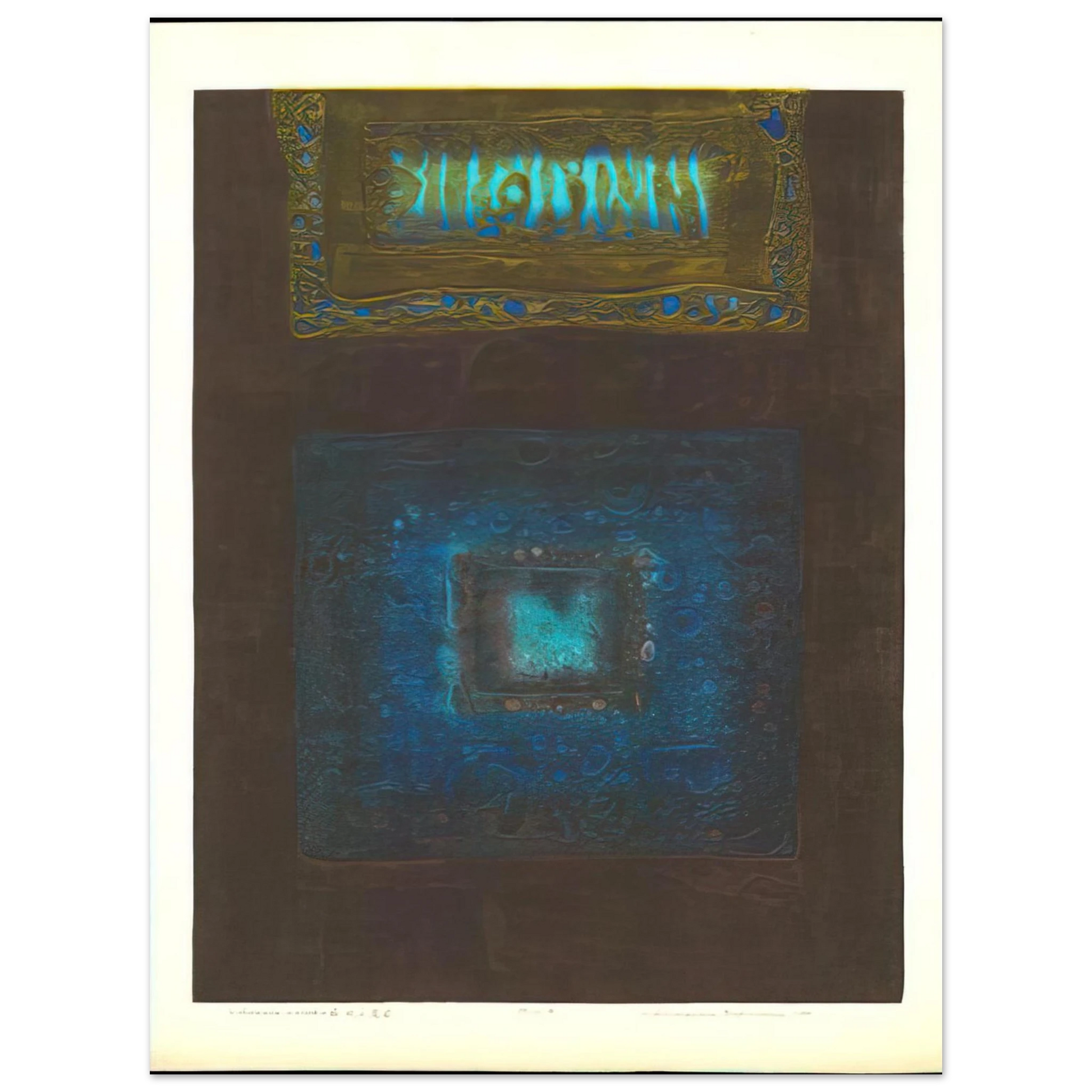 Hiroyuki Tajima - Volcanic Rocks B - 1970 Fine Art Poster - Default Title