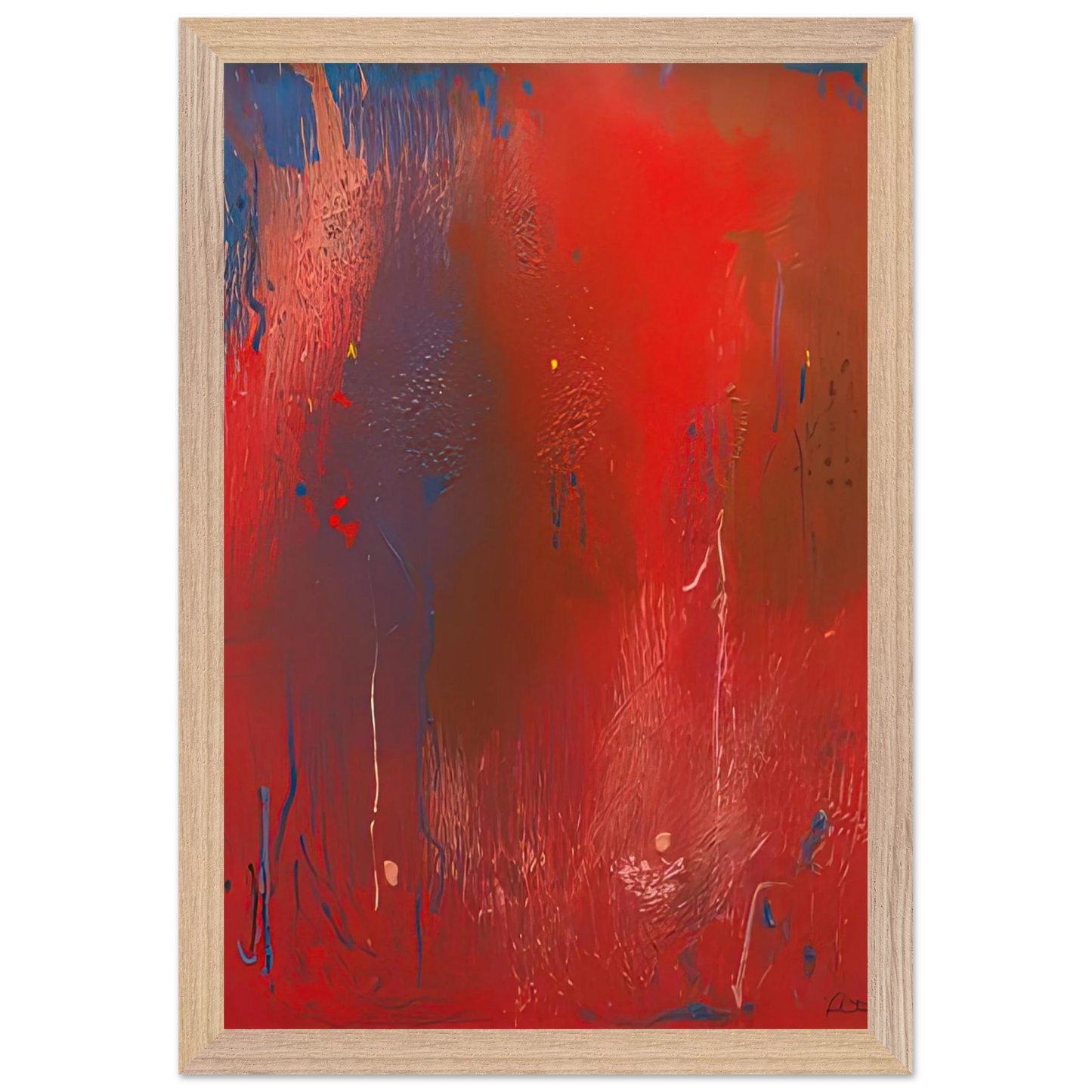 Helen Frankenthaler - Warrior, 1991- Wall Art - 60x80 cm / 24x32 inches - Fine Art Poster - -
