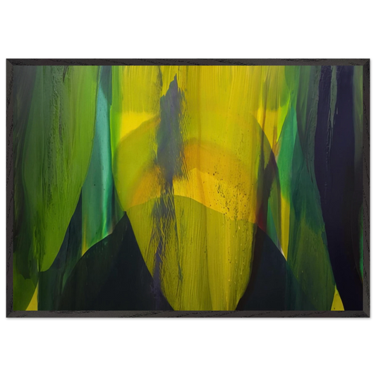 Phenomena Lasting Dawn - Paul Jenkins Framed Art Print – Black Wooden Frame - Default Title - -Framed Art Print