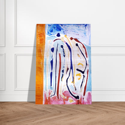 Sky Dance - 1973 - Ronnie Landfield Brushed Aluminum Print - 70x100 cm / 28x40 inches | Ronnie Landfield Aluminum Print | Ronnie Landfield Prints