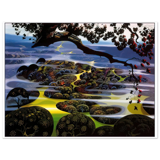 Eyvind Earle - Mystic Mountain Fine Art Poster - Default Title