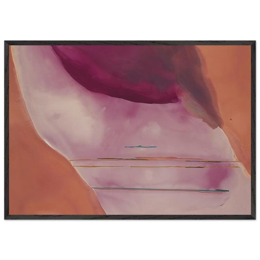 Pendulum - 1972 - Helen Frankenthaler Framed Art Print – Black Wooden Frame - Default Title - -Framed Art Print