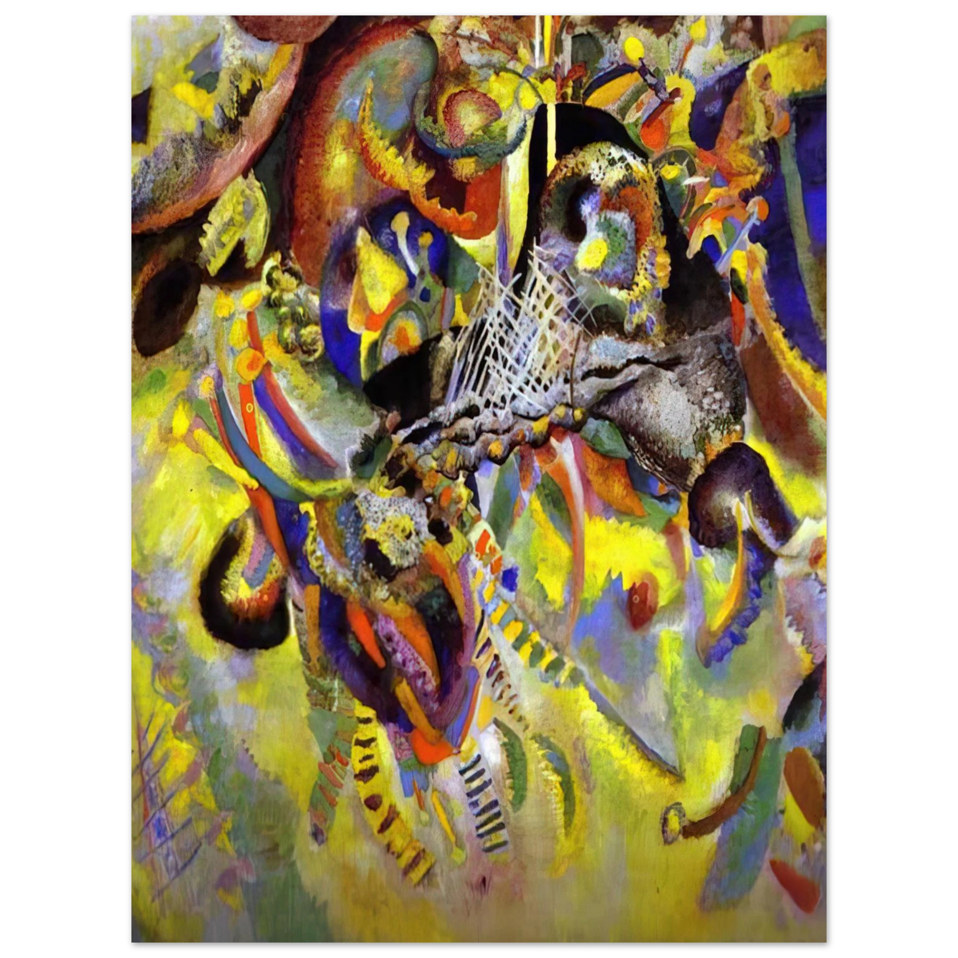 Wassily Kandinsky - FUGUE 1914 Fine Art Poster - Default Title
