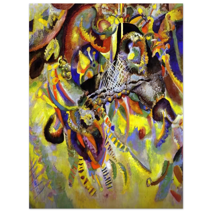 Wassily Kandinsky - FUGUE 1914  75x100 cm / 30x40inches Fine Art Poster