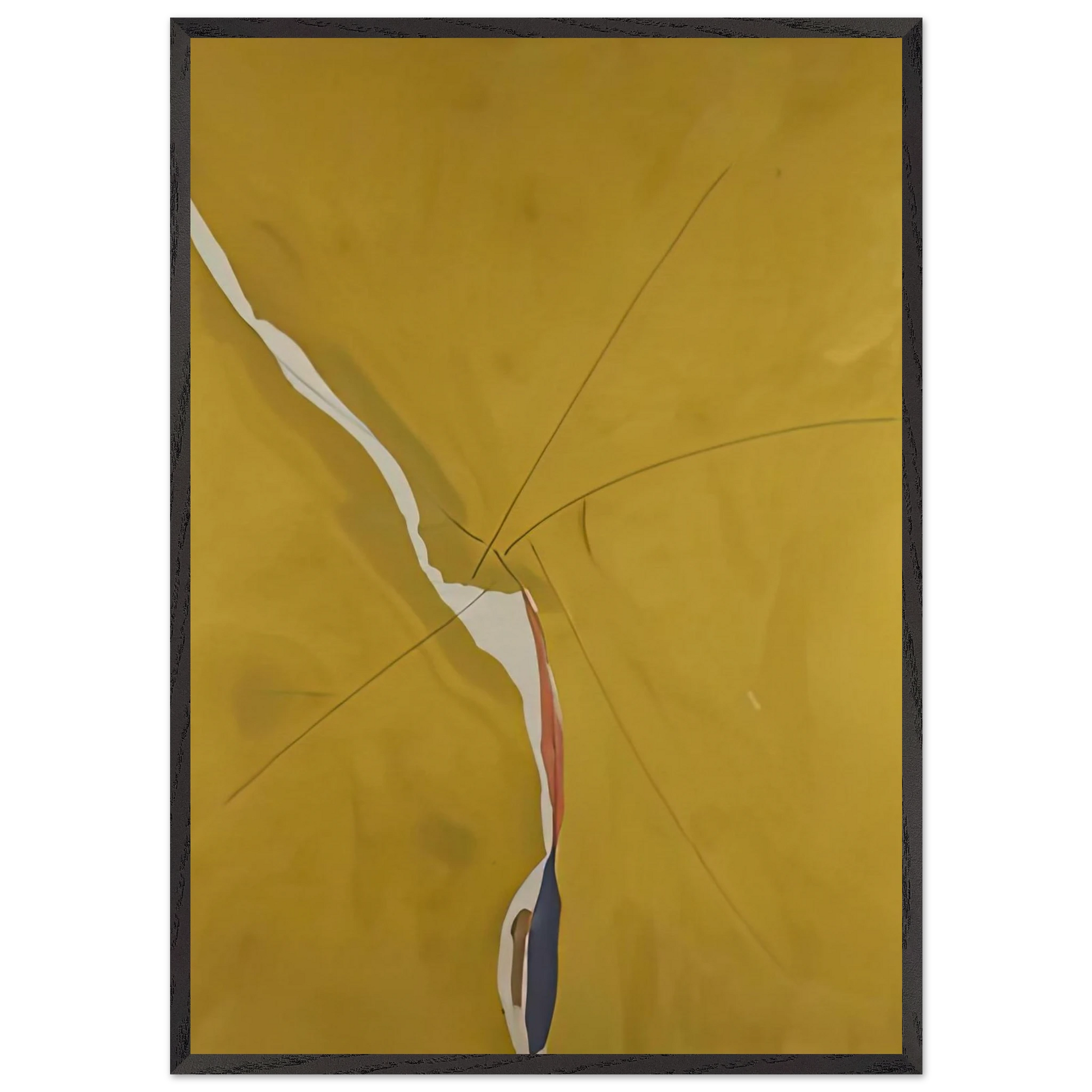 Sesame 1970- - Helen Frankenthaler Framed Art Print – Black Wooden Frame - Default Title - -Framed Art Print