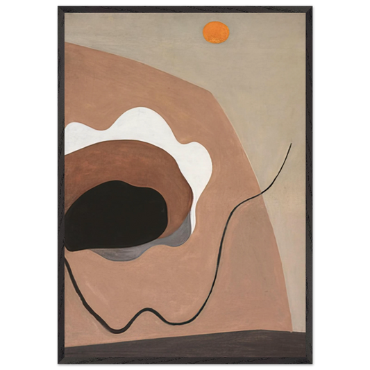 UNTITLED 1930 - Alexander Calder Framed Art Print – Black Wooden Frame - Default Title - -Framed Art Print