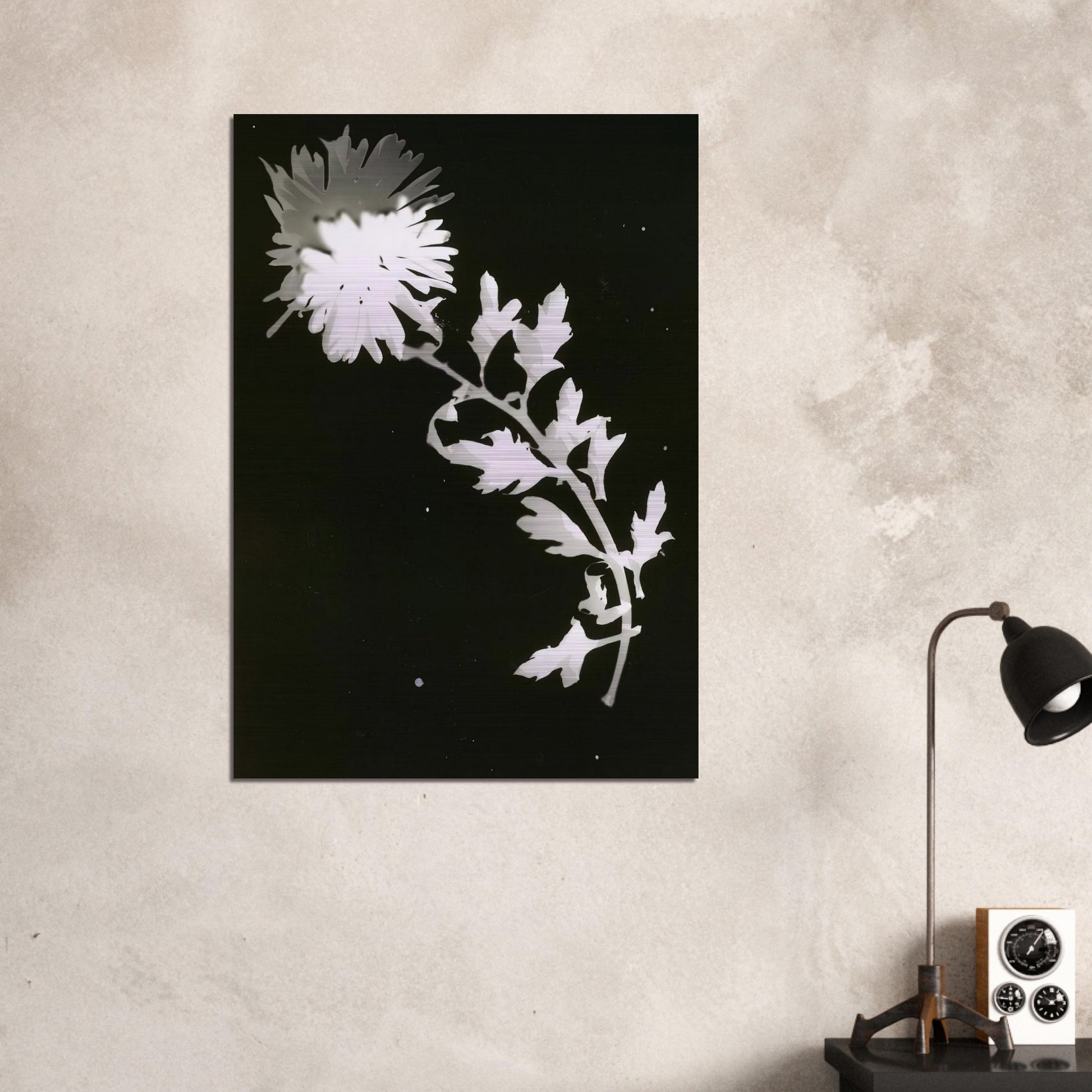 Flower - Laszlo Moholy-Nagy Brushed Aluminum Print - 70x100 cm / 28x40 inches | Laszlo Moholy-Nagy Aluminum Print | Laszlo Moholy-Nagy Prints