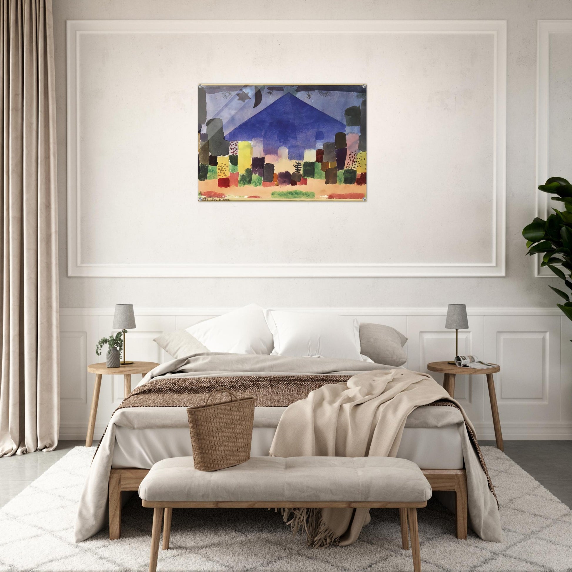 MOUNT NIESEN 1915 - Paul Klee Acrylic Print - 70x100 cm / 28x40″ inches
