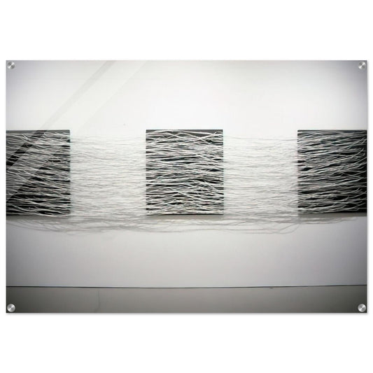 METRONOMIC IRREGULARITY II 1966 - Eva Hesse Acrylic Print - 70x100 cm / 28x40″ inches