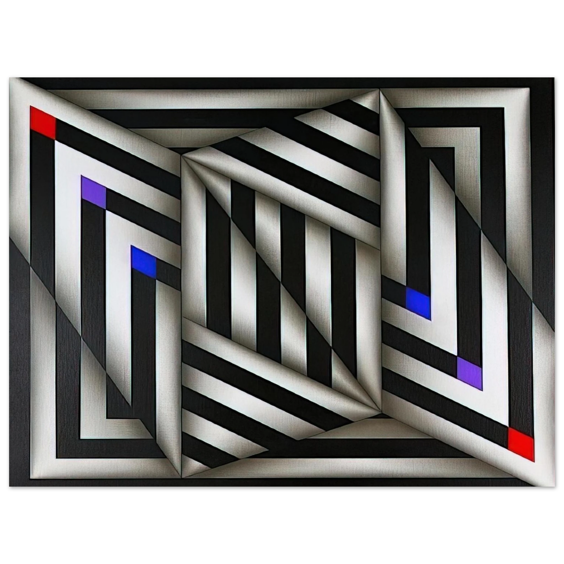 Omar Rayo - Saratoy III - 1980 Fine Art Poster - Default Title